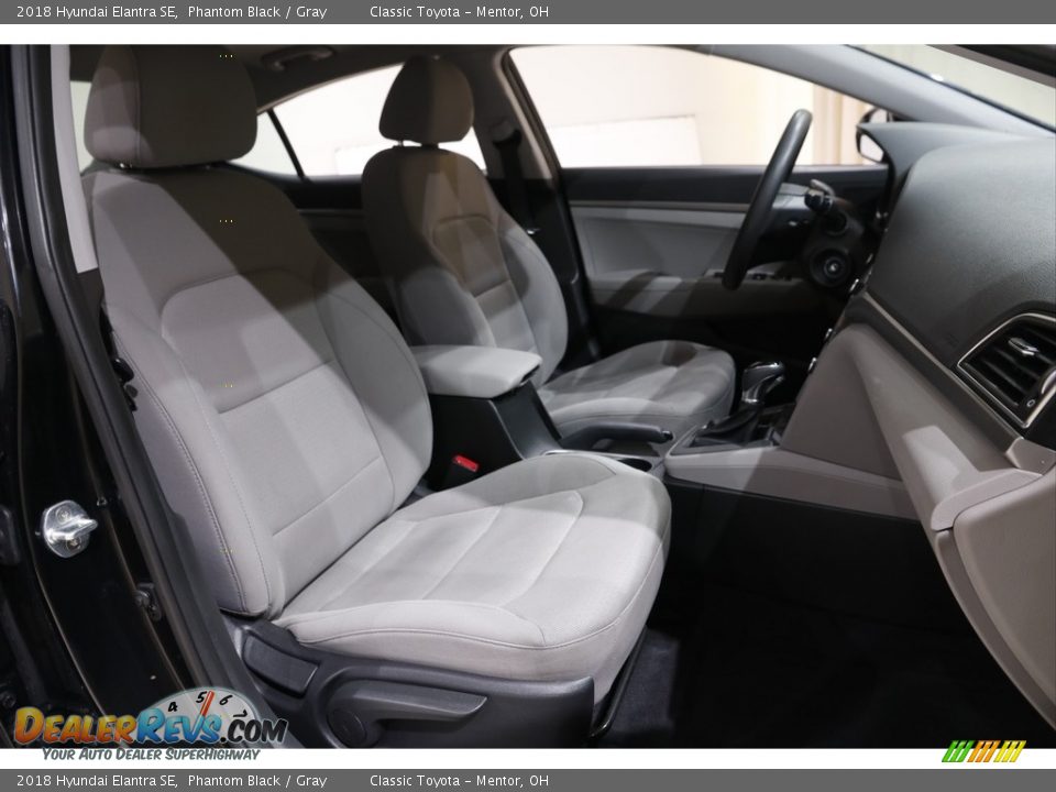 2018 Hyundai Elantra SE Phantom Black / Gray Photo #13
