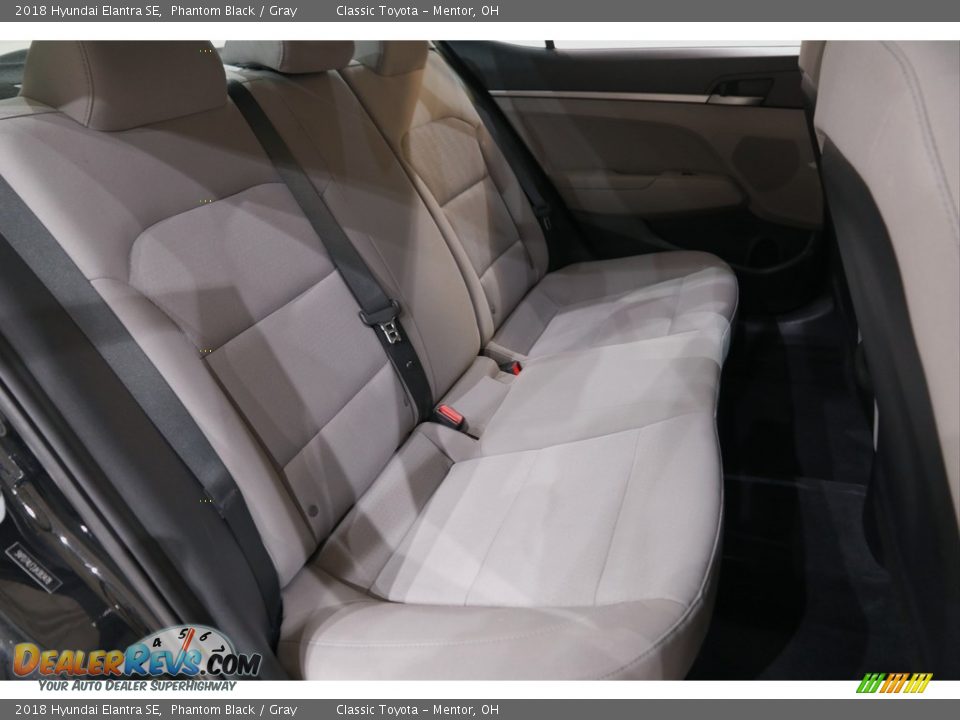 2018 Hyundai Elantra SE Phantom Black / Gray Photo #14