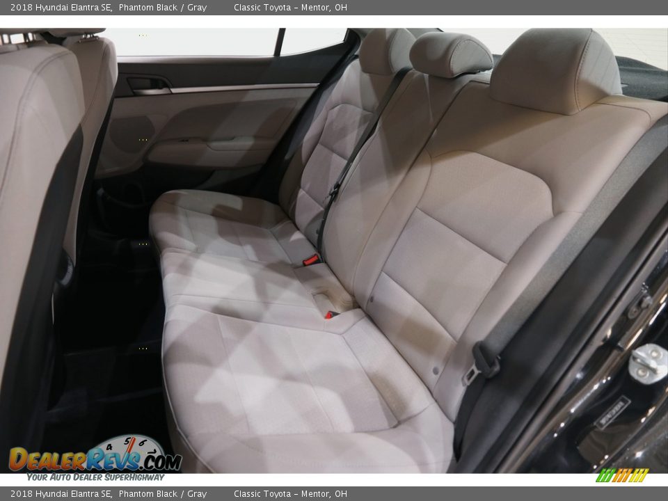 2018 Hyundai Elantra SE Phantom Black / Gray Photo #15