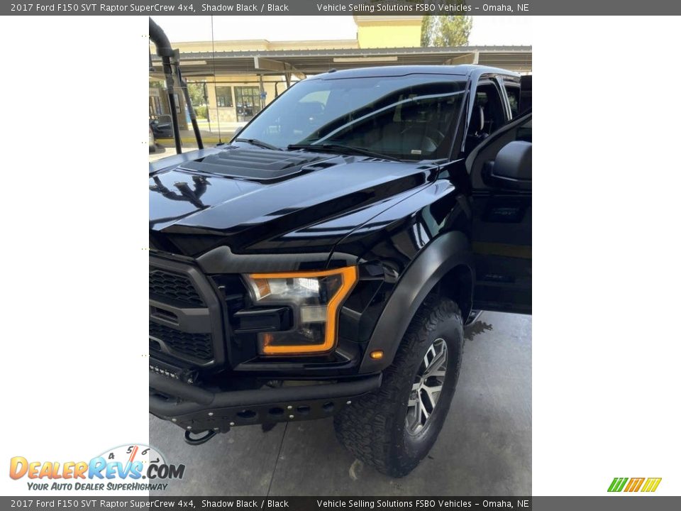 2017 Ford F150 SVT Raptor SuperCrew 4x4 Shadow Black / Black Photo #12