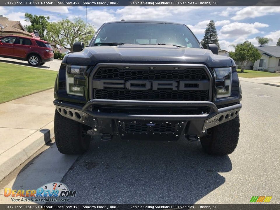 2017 Ford F150 SVT Raptor SuperCrew 4x4 Shadow Black / Black Photo #13