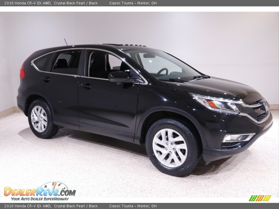 2016 Honda CR-V EX AWD Crystal Black Pearl / Black Photo #1