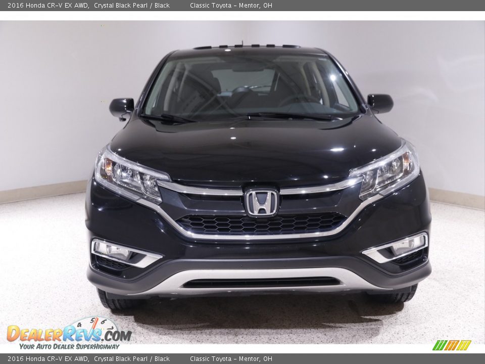 2016 Honda CR-V EX AWD Crystal Black Pearl / Black Photo #2
