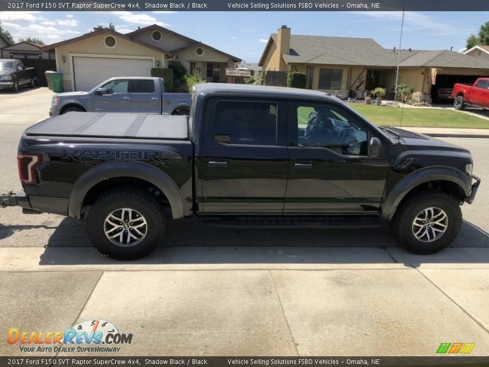 2017 Ford F150 SVT Raptor SuperCrew 4x4 Shadow Black / Black Photo #16