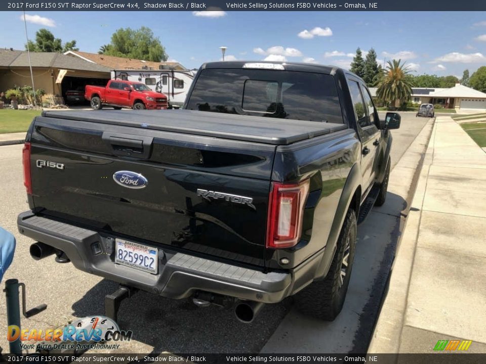 2017 Ford F150 SVT Raptor SuperCrew 4x4 Shadow Black / Black Photo #17