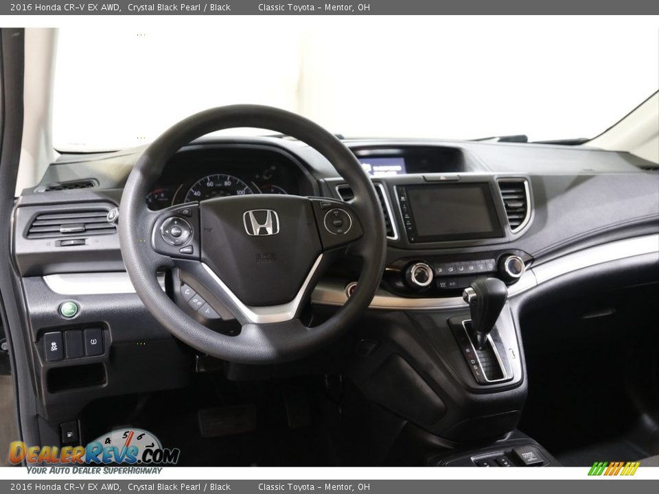2016 Honda CR-V EX AWD Crystal Black Pearl / Black Photo #6
