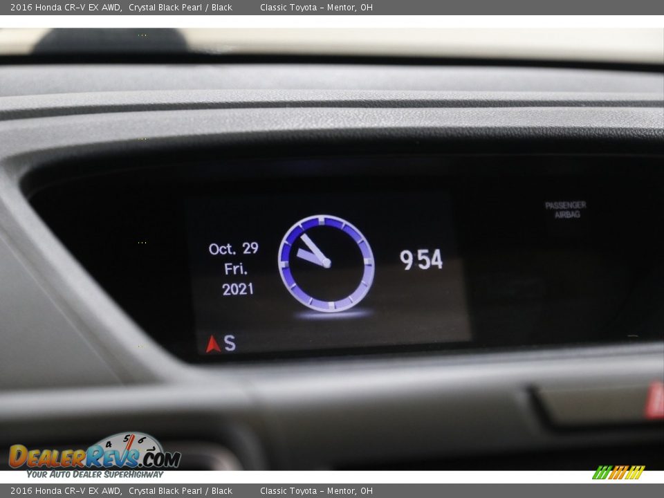 2016 Honda CR-V EX AWD Crystal Black Pearl / Black Photo #10