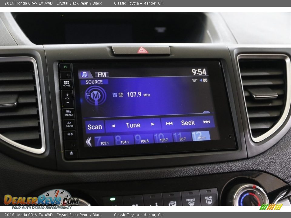 2016 Honda CR-V EX AWD Crystal Black Pearl / Black Photo #14