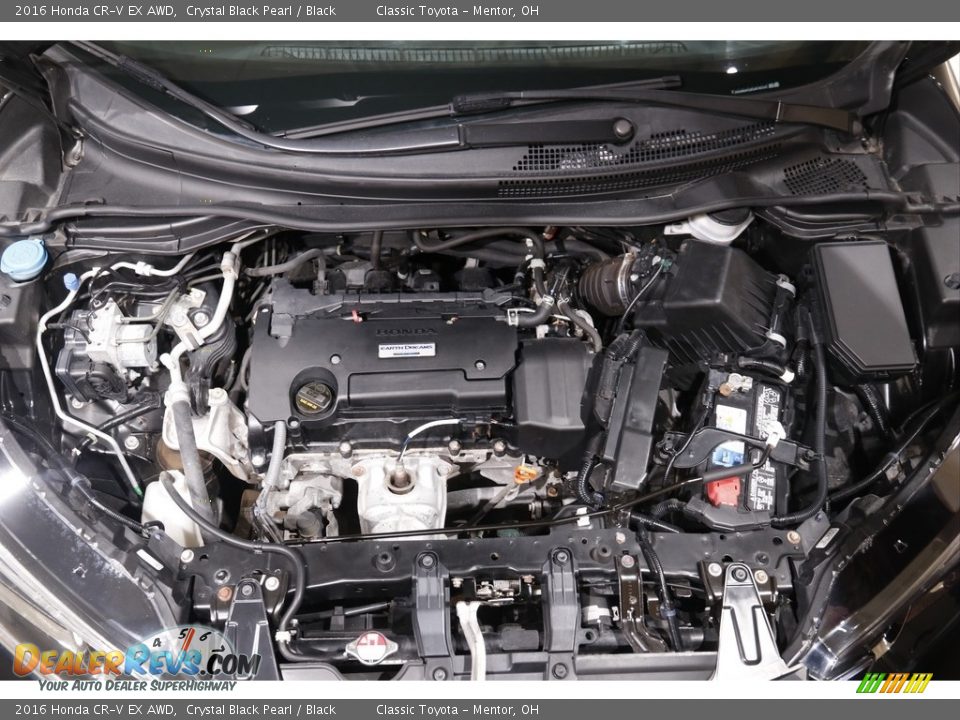 2016 Honda CR-V EX AWD Crystal Black Pearl / Black Photo #21