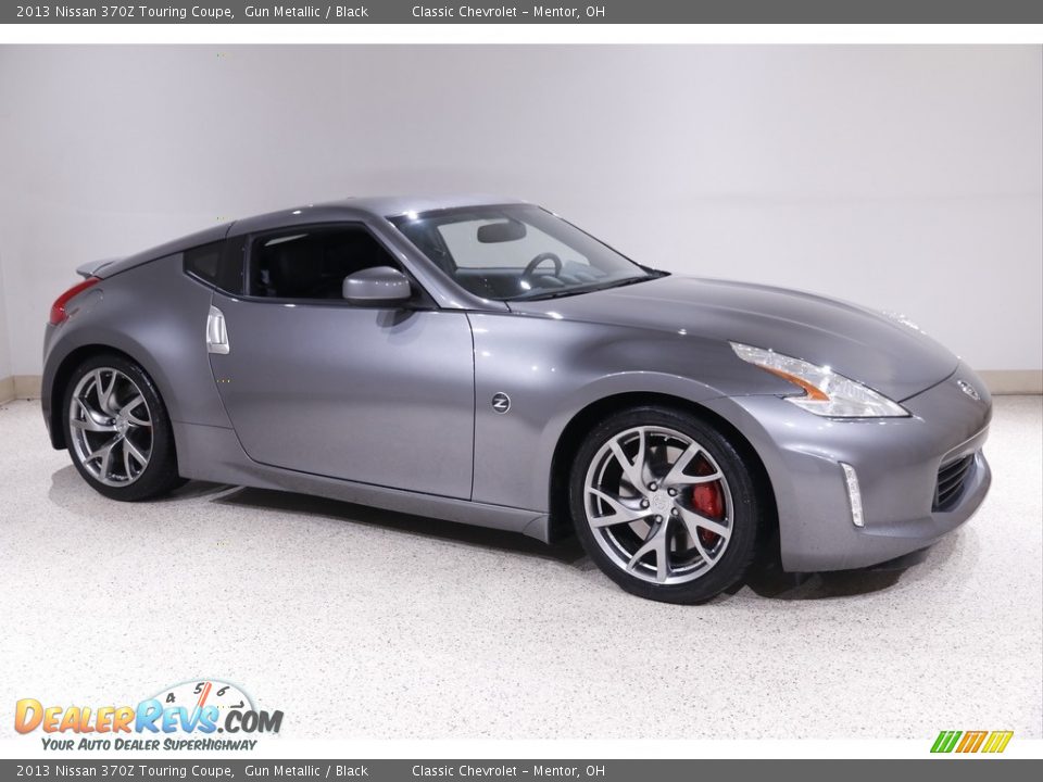 2013 Nissan 370Z Touring Coupe Gun Metallic / Black Photo #1