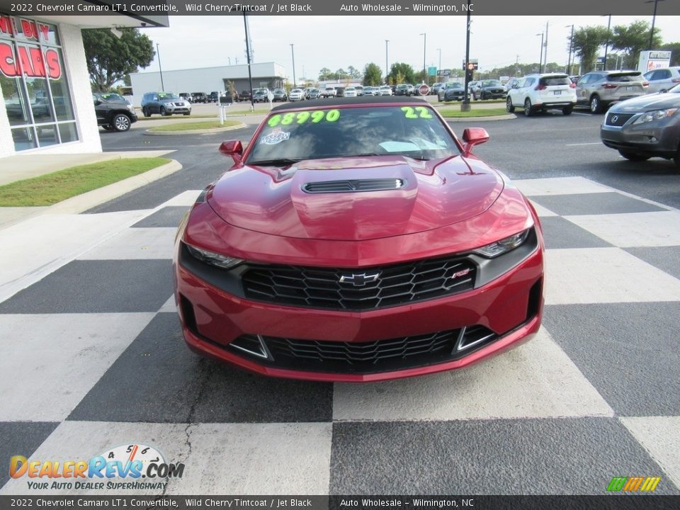 2022 Chevrolet Camaro LT1 Convertible Wild Cherry Tintcoat / Jet Black Photo #2