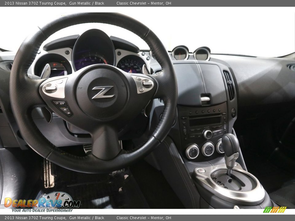 2013 Nissan 370Z Touring Coupe Gun Metallic / Black Photo #6