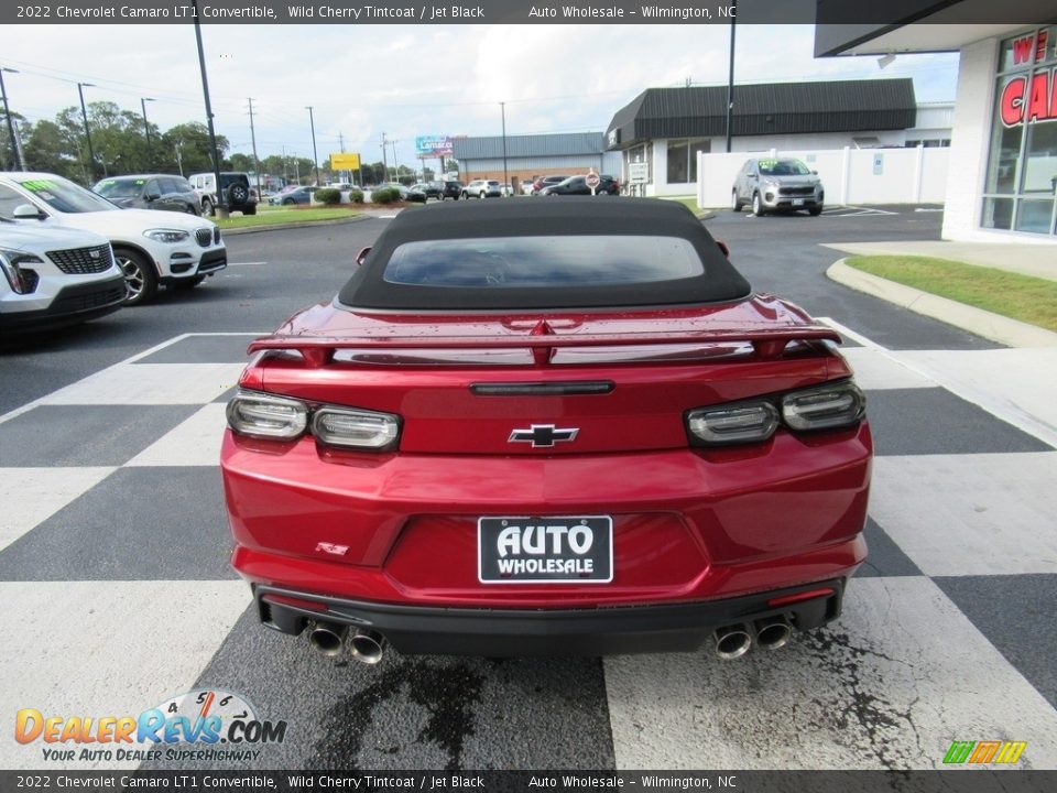 2022 Chevrolet Camaro LT1 Convertible Wild Cherry Tintcoat / Jet Black Photo #4