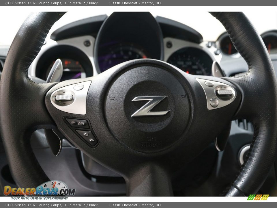 2013 Nissan 370Z Touring Coupe Gun Metallic / Black Photo #7
