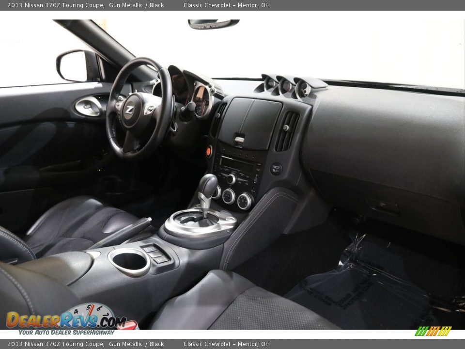 2013 Nissan 370Z Touring Coupe Gun Metallic / Black Photo #15