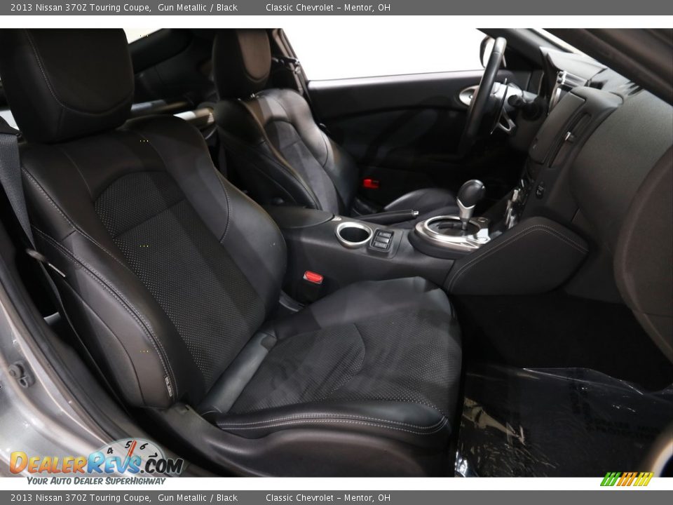 2013 Nissan 370Z Touring Coupe Gun Metallic / Black Photo #16
