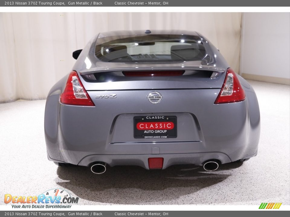 2013 Nissan 370Z Touring Coupe Gun Metallic / Black Photo #17