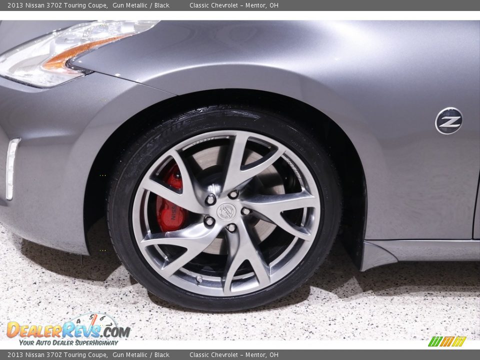 2013 Nissan 370Z Touring Coupe Gun Metallic / Black Photo #19