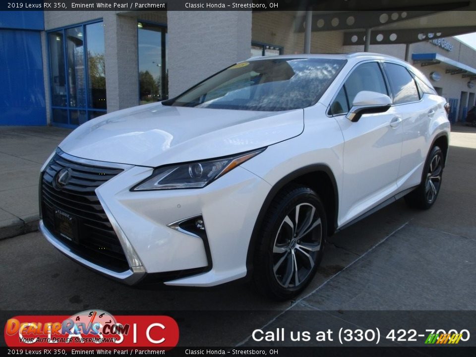 2019 Lexus RX 350 Eminent White Pearl / Parchment Photo #1