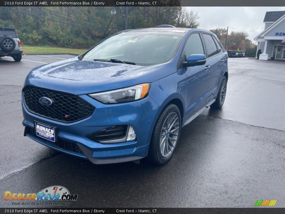 2019 Ford Edge ST AWD Ford Performance Blue / Ebony Photo #1