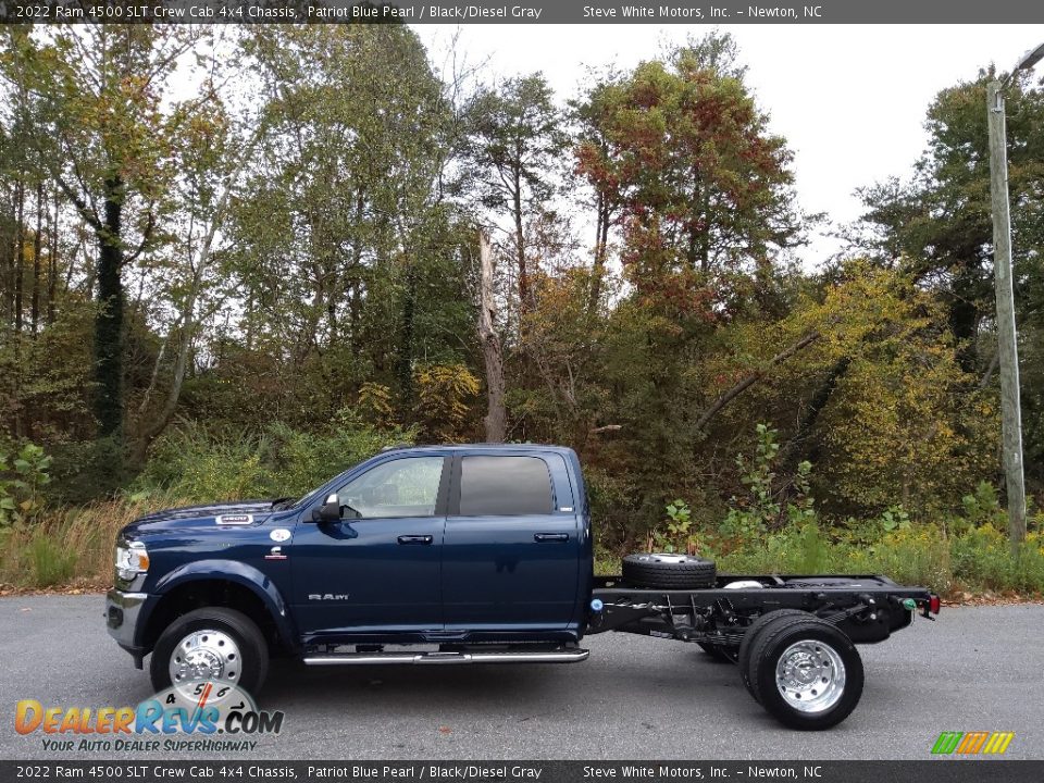 Patriot Blue Pearl 2022 Ram 4500 SLT Crew Cab 4x4 Chassis Photo #1