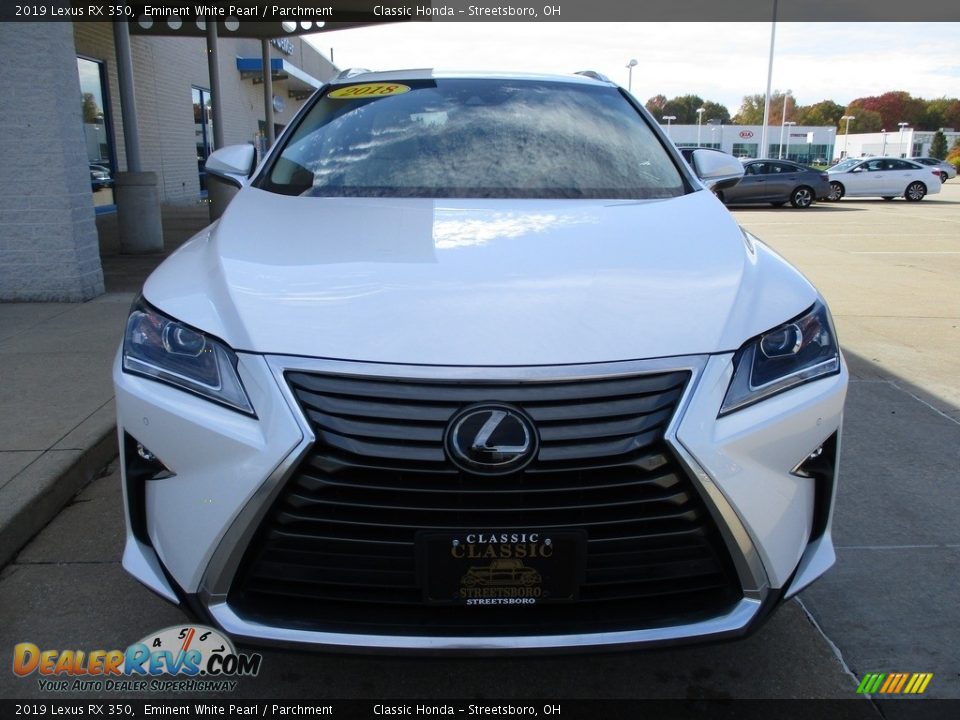 2019 Lexus RX 350 Eminent White Pearl / Parchment Photo #2