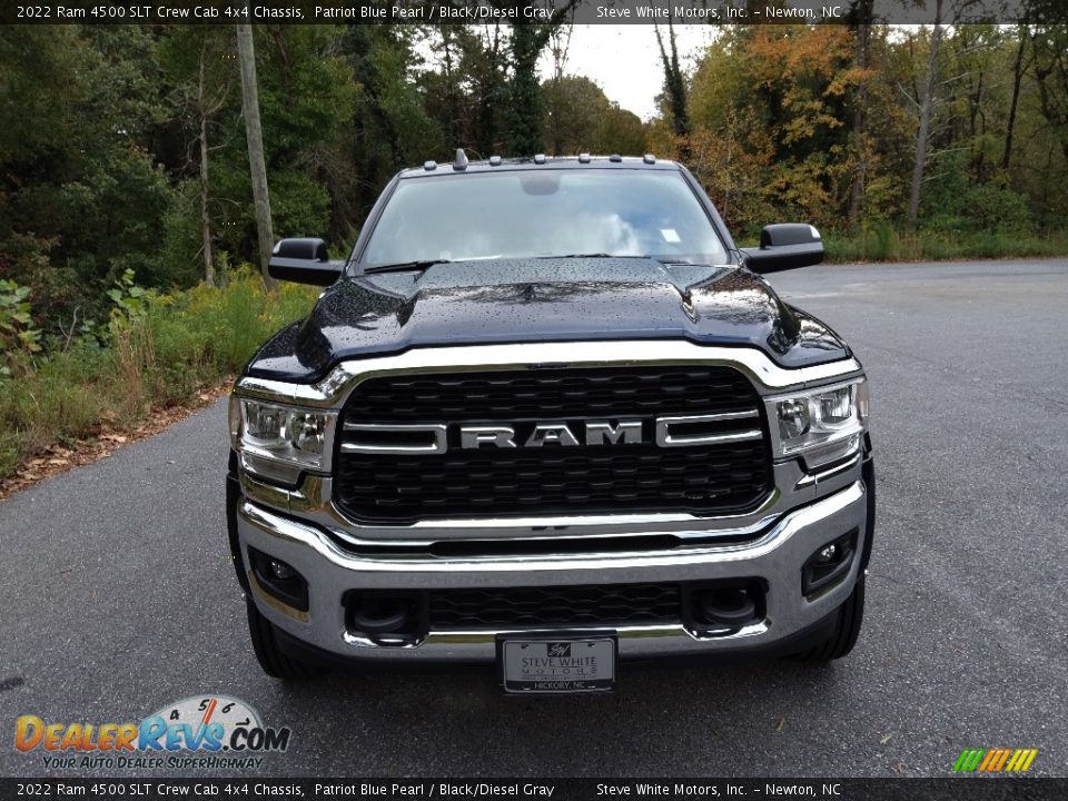 2022 Ram 4500 SLT Crew Cab 4x4 Chassis Patriot Blue Pearl / Black/Diesel Gray Photo #3