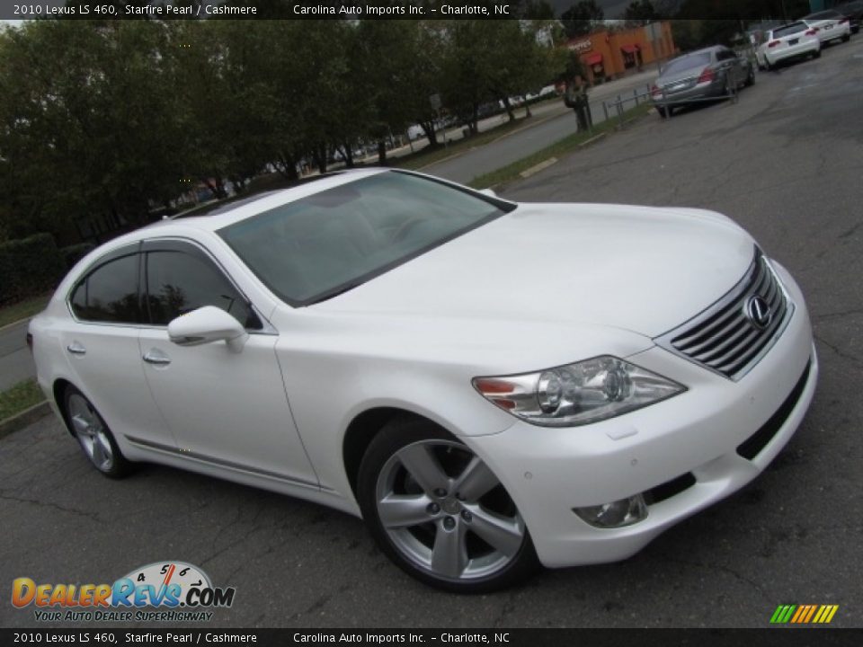 2010 Lexus LS 460 Starfire Pearl / Cashmere Photo #3