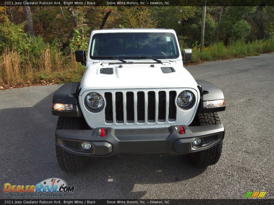 2021 Jeep Gladiator Rubicon 4x4 Bright White / Black Photo #3