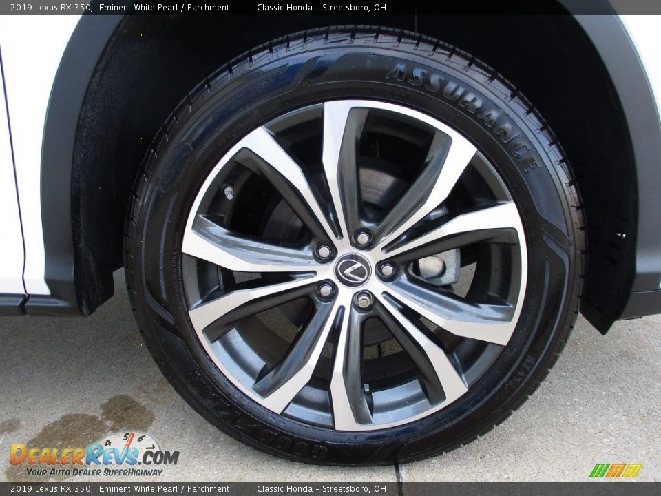2019 Lexus RX 350 Eminent White Pearl / Parchment Photo #5