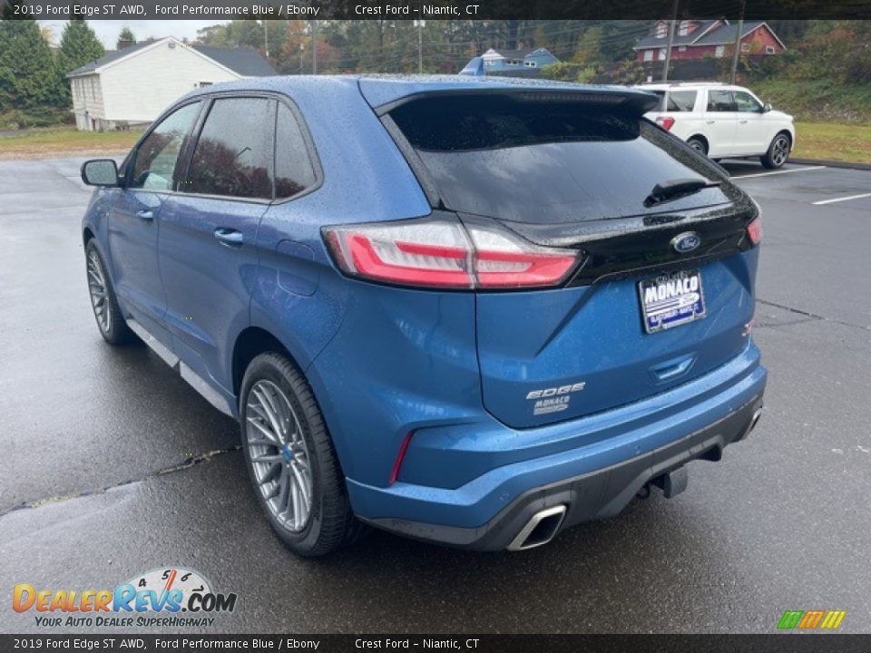 2019 Ford Edge ST AWD Ford Performance Blue / Ebony Photo #6