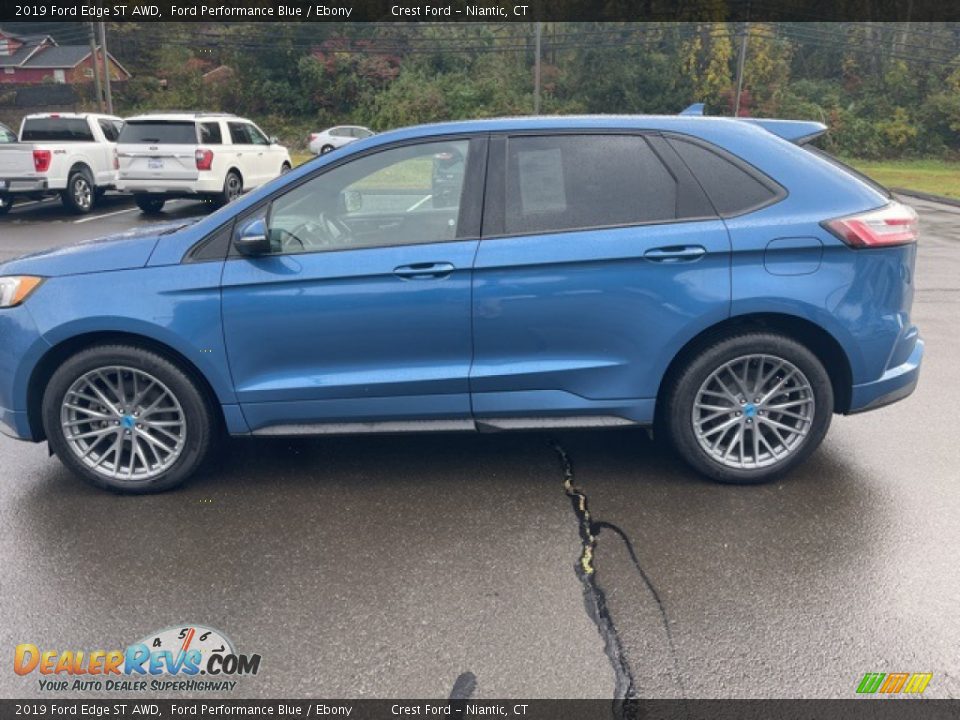 2019 Ford Edge ST AWD Ford Performance Blue / Ebony Photo #7