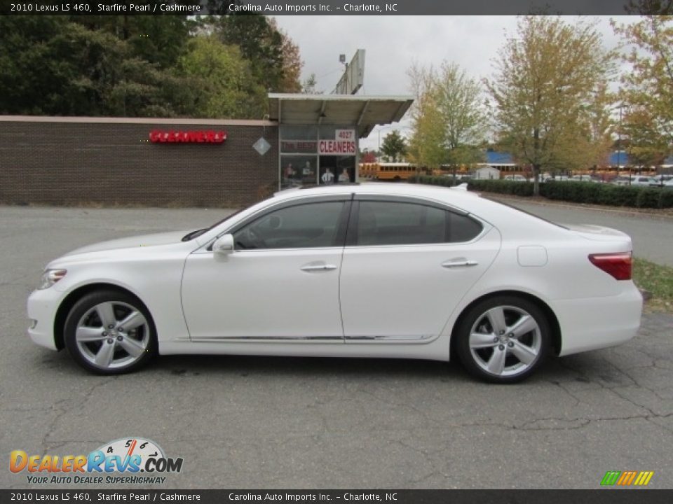 2010 Lexus LS 460 Starfire Pearl / Cashmere Photo #7