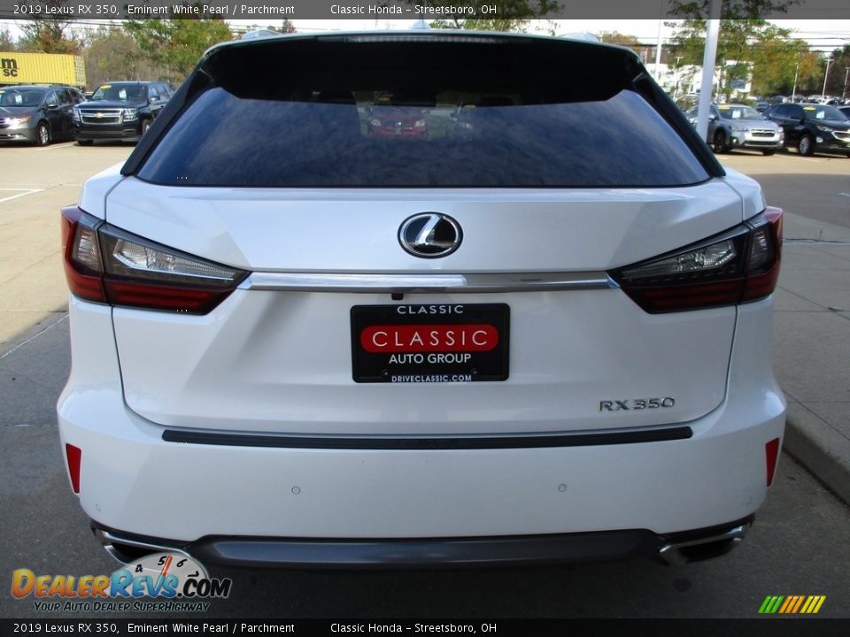 2019 Lexus RX 350 Eminent White Pearl / Parchment Photo #8