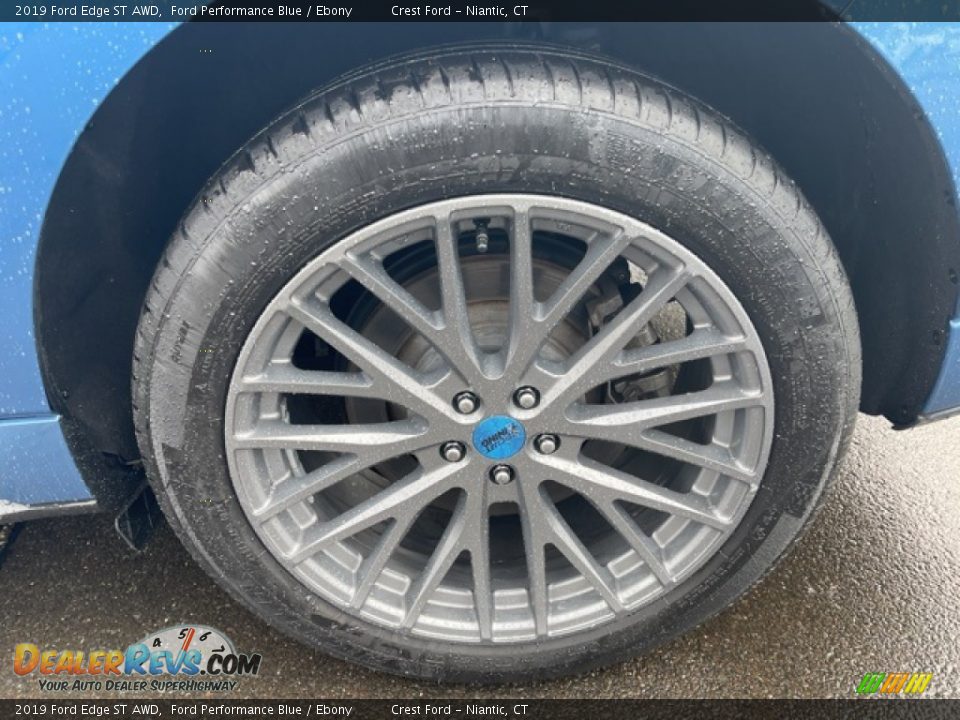 2019 Ford Edge ST AWD Ford Performance Blue / Ebony Photo #9