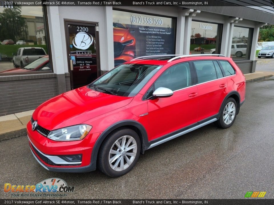 2017 Volkswagen Golf Alltrack SE 4Motion Tornado Red / Titan Black Photo #1