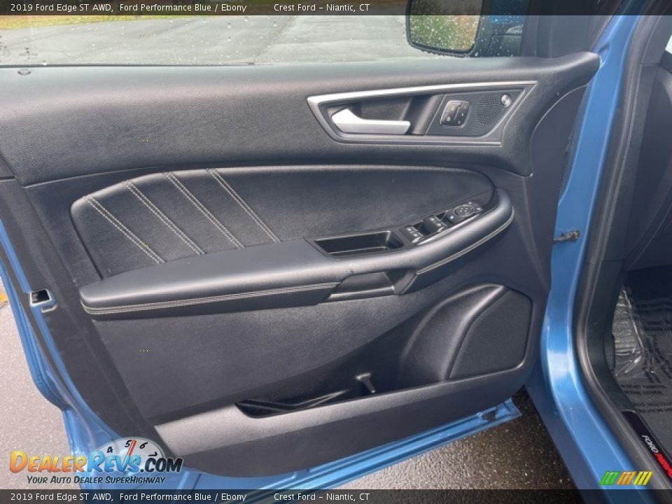 2019 Ford Edge ST AWD Ford Performance Blue / Ebony Photo #12