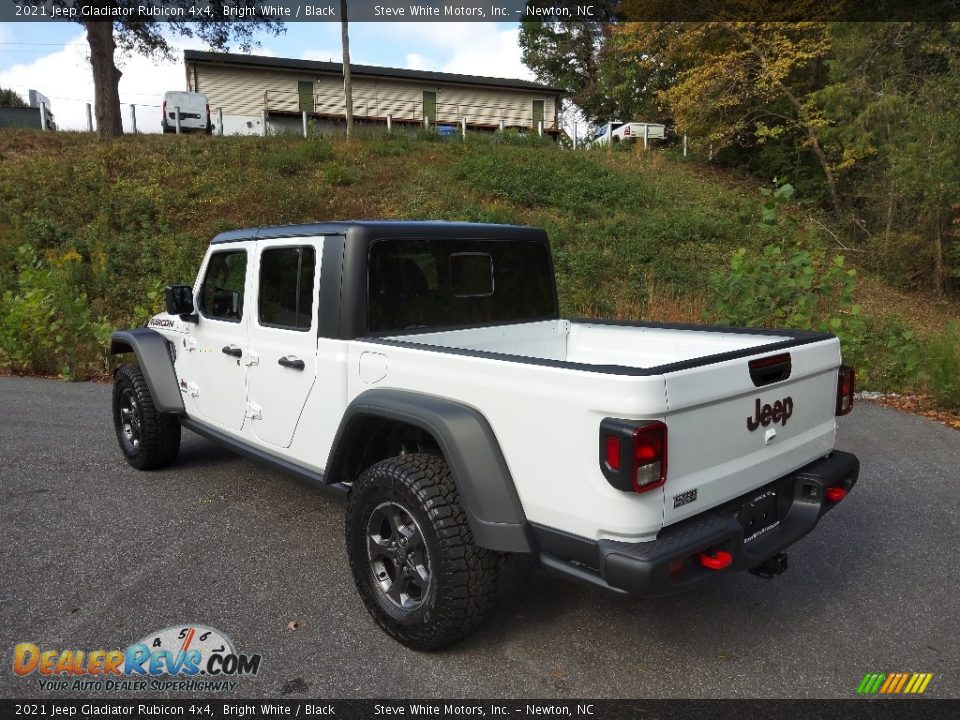 2021 Jeep Gladiator Rubicon 4x4 Bright White / Black Photo #9