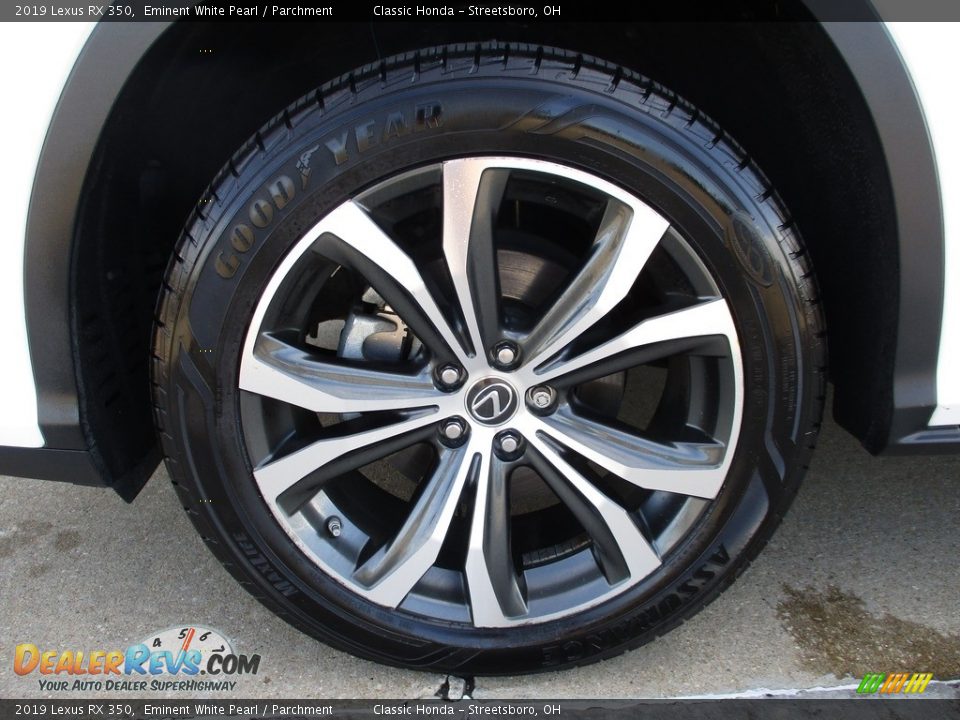 2019 Lexus RX 350 Eminent White Pearl / Parchment Photo #12