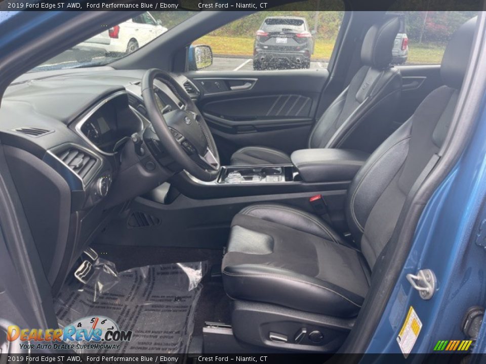 2019 Ford Edge ST AWD Ford Performance Blue / Ebony Photo #13