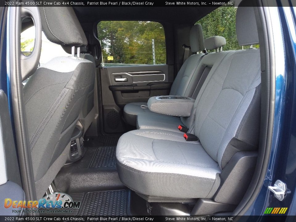 Rear Seat of 2022 Ram 4500 SLT Crew Cab 4x4 Chassis Photo #13