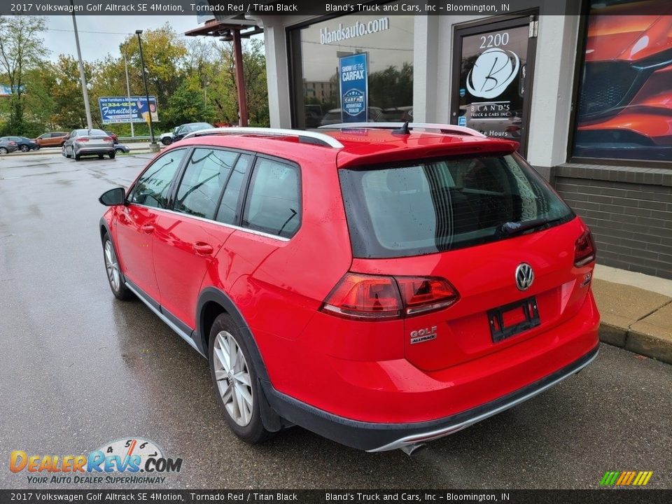 2017 Volkswagen Golf Alltrack SE 4Motion Tornado Red / Titan Black Photo #7