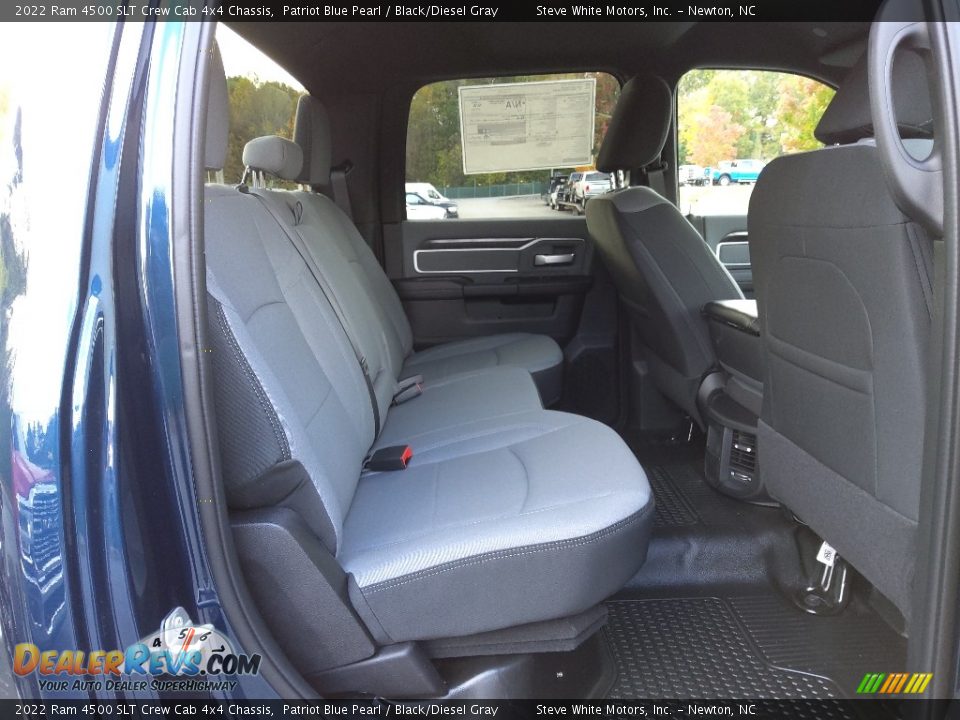 Rear Seat of 2022 Ram 4500 SLT Crew Cab 4x4 Chassis Photo #15