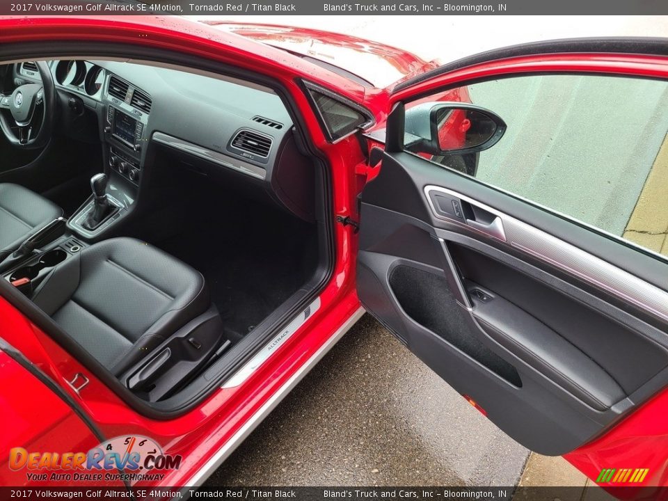 2017 Volkswagen Golf Alltrack SE 4Motion Tornado Red / Titan Black Photo #12