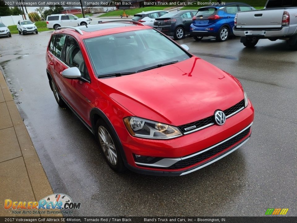 Tornado Red 2017 Volkswagen Golf Alltrack SE 4Motion Photo #13