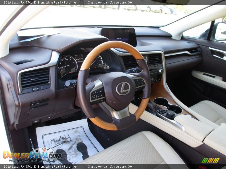2019 Lexus RX 350 Eminent White Pearl / Parchment Photo #32