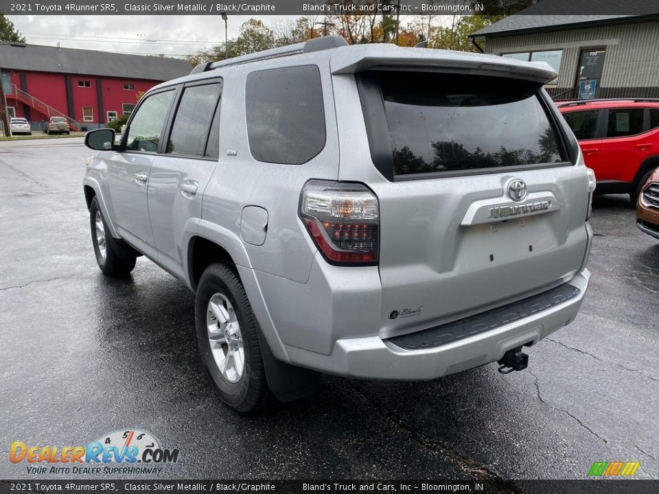 2021 Toyota 4Runner SR5 Classic Silver Metallic / Black/Graphite Photo #8