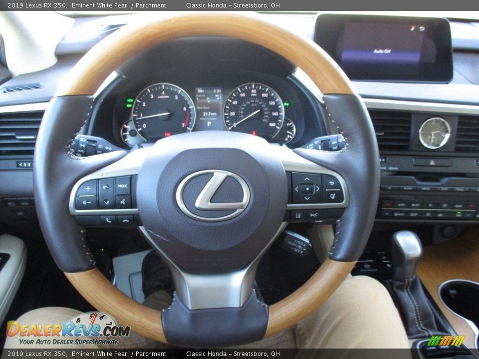 2019 Lexus RX 350 Eminent White Pearl / Parchment Photo #35