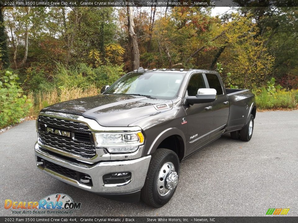 2022 Ram 3500 Limited Crew Cab 4x4 Granite Crystal Metallic / Black Photo #2