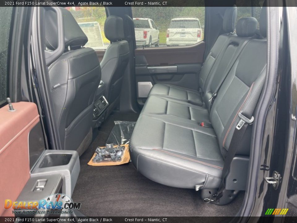 2021 Ford F150 Lariat SuperCrew 4x4 Agate Black / Black Photo #6